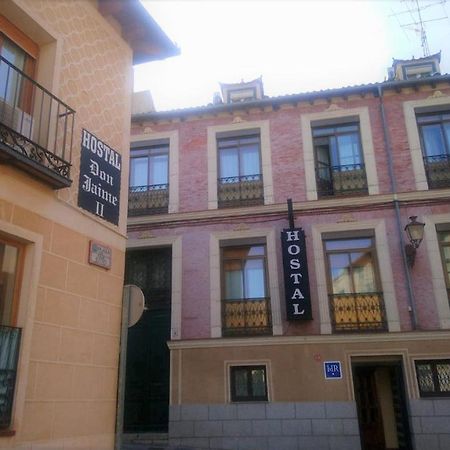 Hostal Don Jaime II Segóvia Exterior foto